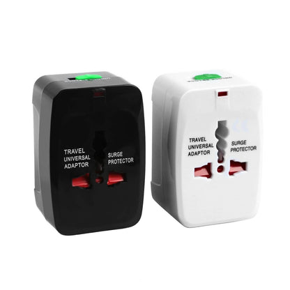 Universal Travel Adapter with 4 Interchangeable Plugs
