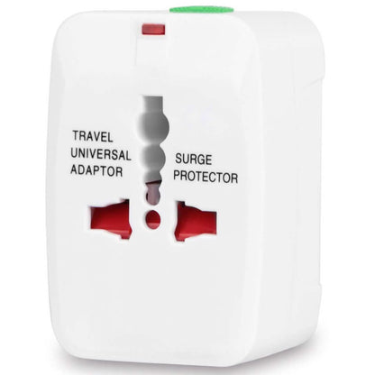 Universal Travel Adapter with 4 Interchangeable Plugs