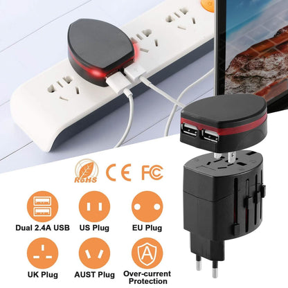 Universal Travel Power Adapter All in One Wall Charger