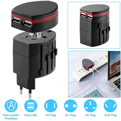Universal Travel Power Adapter All in One Wall Charger