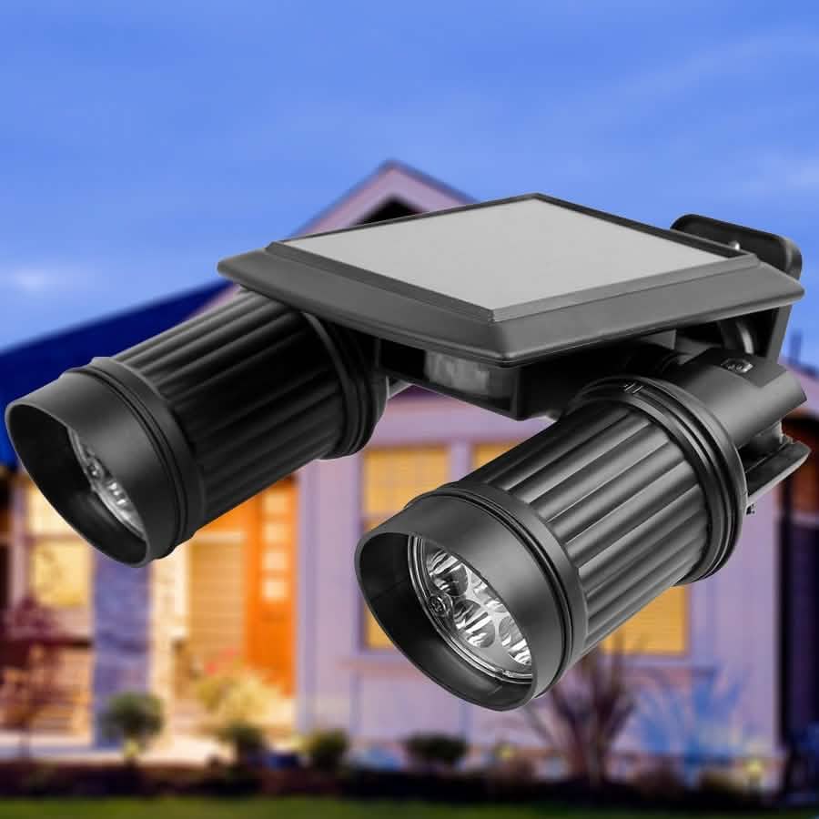 Solar Motion Sensor Twin Floodlight