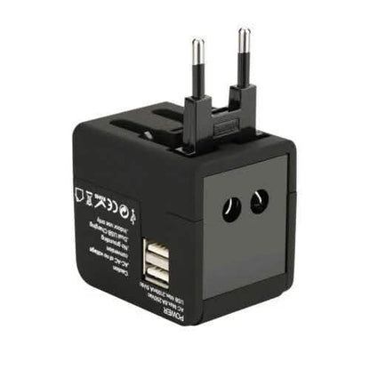 US EU UK AU Travel Universal Adapter USB Charger Type-C AC Wall Plug Converter