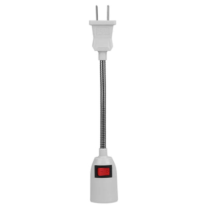 US Plug Extension Light Socket with On/Off Switch