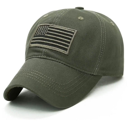 USA Flag Baseball Cap Army Embroidery Cotton Tactical Snapback Hat