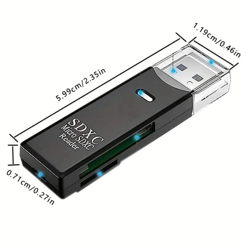 USB 2.0 SD Card Reader Micro SD Card To USB Adapter