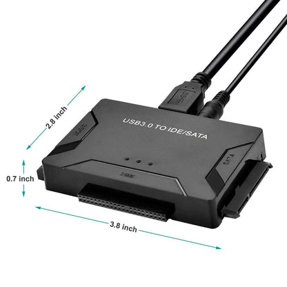 USB 3.0 to 2.5'' 3.5" IDE SATA Converter Adapter External Hard Drive Cable Kits