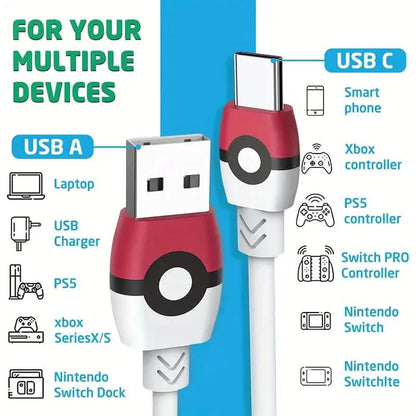 USB C Charging Cable For Nintendo Switch