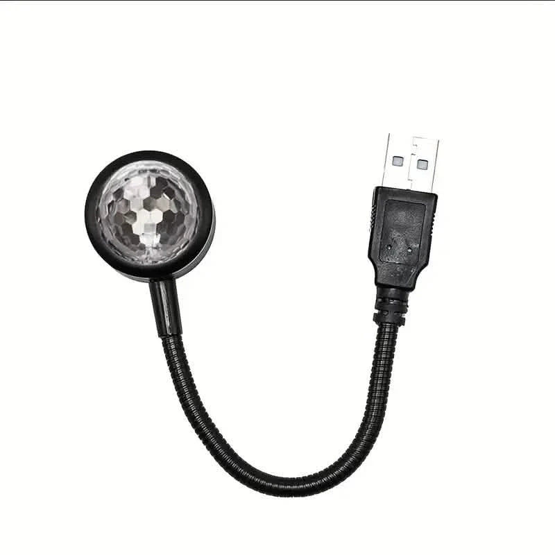 USB Music Rhythm Magic Stage Effect Projection Lamp