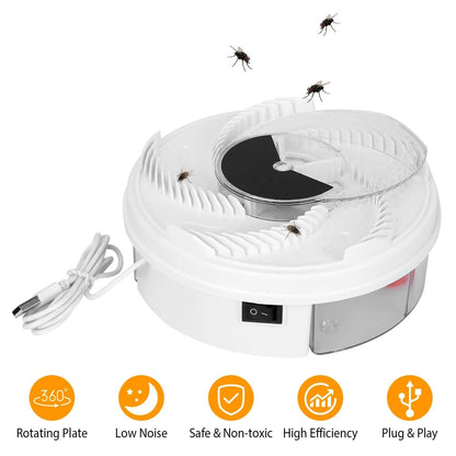 USB powered Electric Fly Trap Automatic Flycatcher