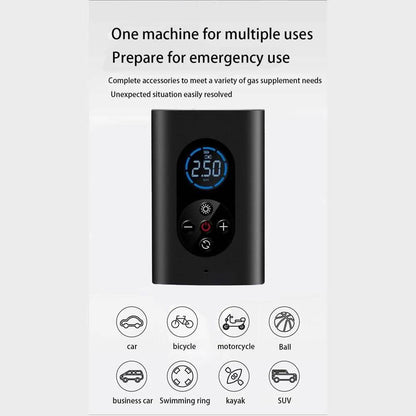 USB Rechargeable Intelligent Air Pump Car Portable