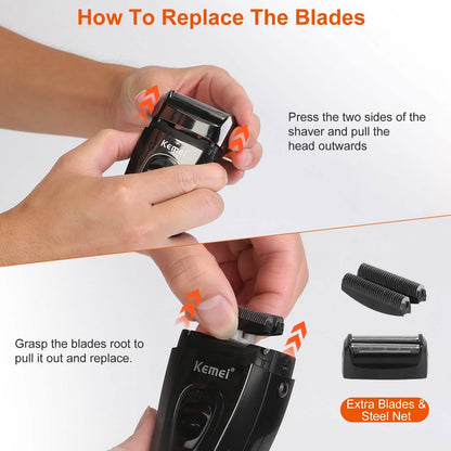 USB Rechargeable Men Electric Shaver