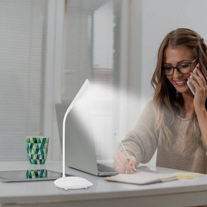 USB Rechargeable Table Lamp Dimmable LED Flexible Gooseneck Desk Light