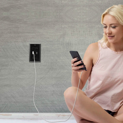 USB Wall Outlet Dual 2.4A USB Wall Charger