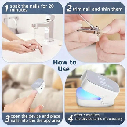 UV LED Nail Treatment Device with LED Display