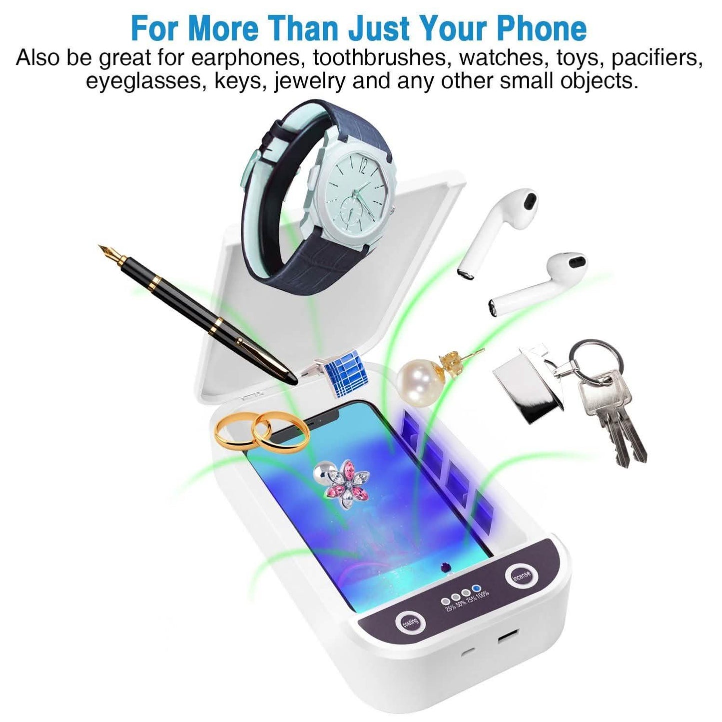 UV Light Phone Disinfection Box with Aromatherapy Function