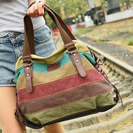 Valencia Canvas Shoulder Bag