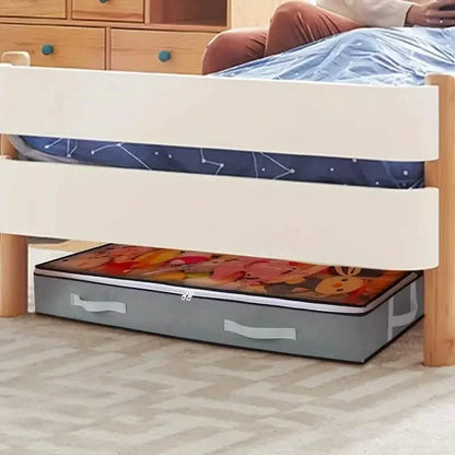 Versatile Under-Bed Storage Organizer with Reinforced Handles