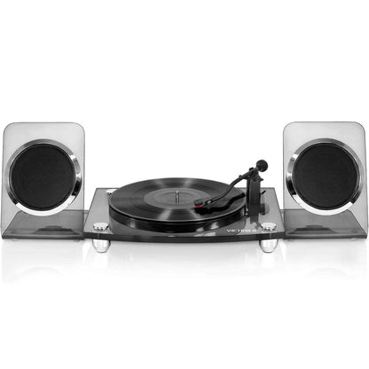 Victrola Modern Acrylic 2-Speed Bluetooth Turntable with 40-Watt Wireless Speakers (Refurbished)