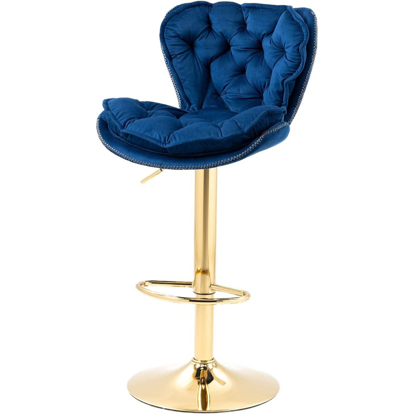 Vintage Swivel Velvet Bar Stools