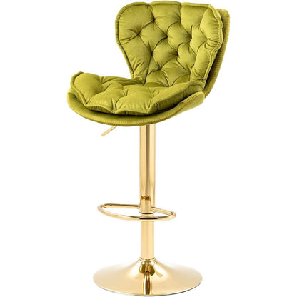 Vintage Swivel Velvet Bar Stools