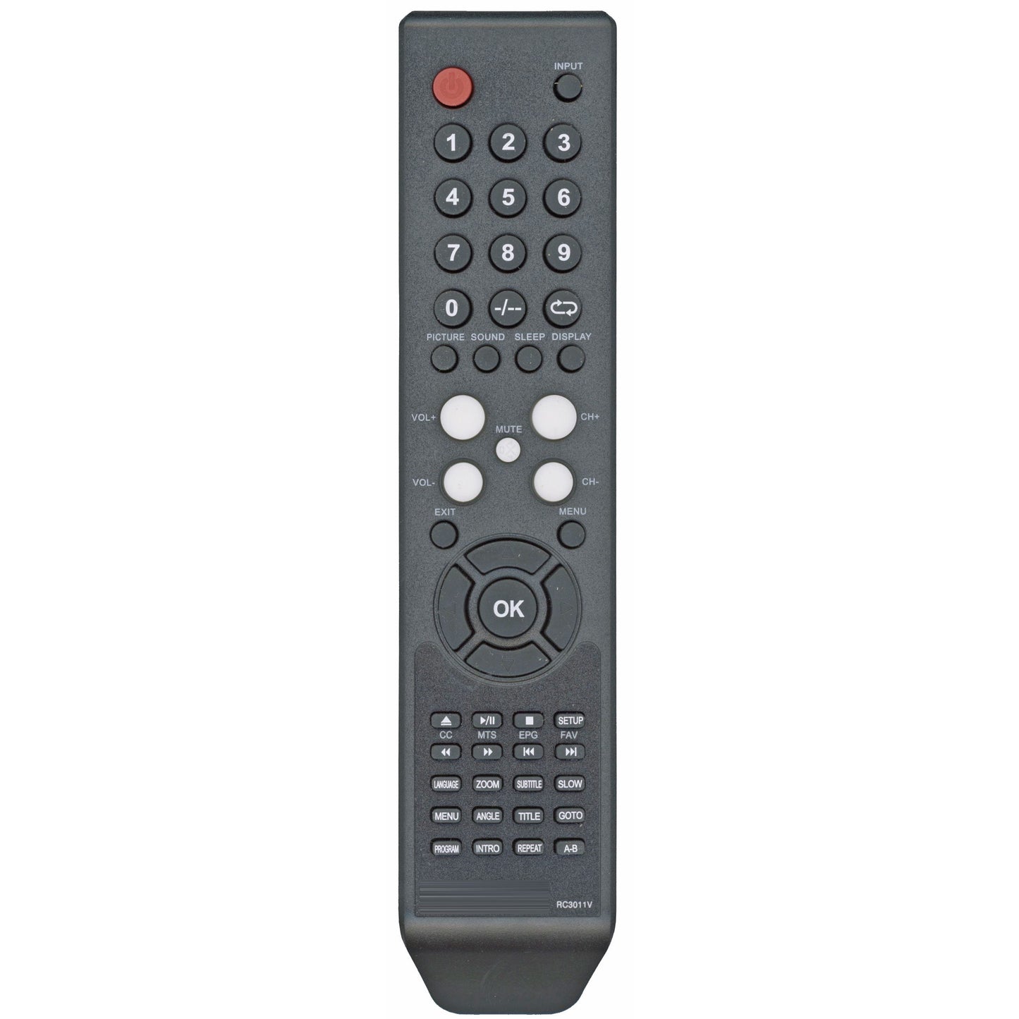 Viore RC3011V TV/DVD Remote Control
