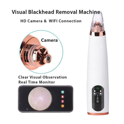 Visual Pore Cleaning Vacuum with Built in Camera