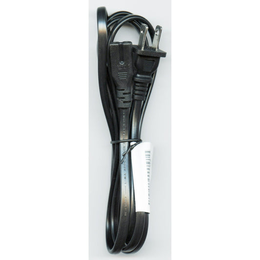 Vizio 027.00001.0231 TV AC Power Cable | 6 Ft C7 Figure-8 Polarized to 2-Prong Cord - 027.00001.0231