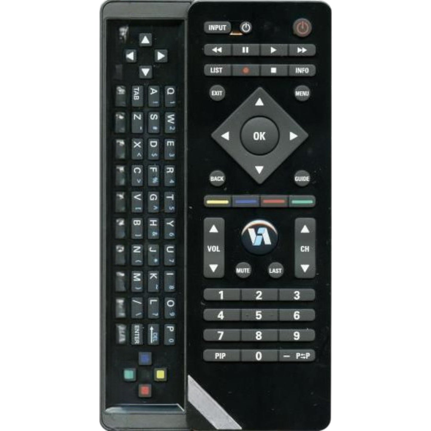 Vizio VUR10 TV Remote Control - Bluetooth - with QWERTY keyboard slide out