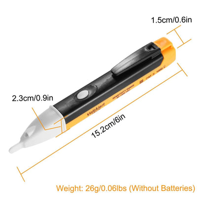 Voltage Tester Detector Pen Non-Contact with Flashlight