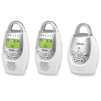 VTech BA72212GY Audio Baby Monitor with 2 Parent Units