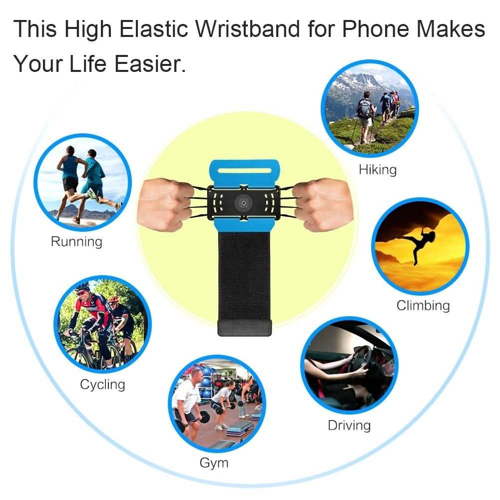 VUP Wristband Phone Holder, 180¬∞ Rotatable - Assorted Colors