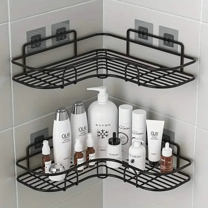 Wall-Mounted Storage For Toilet, Bathroom Shampoo Lotion Cosmetic Storage Rack