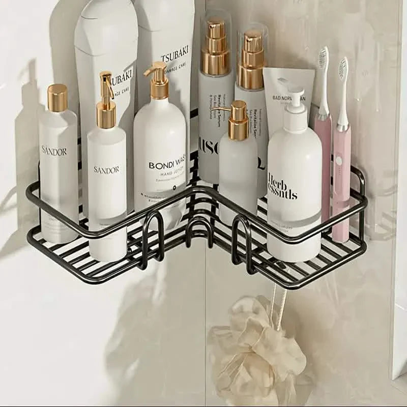 Wall-Mounted Storage For Toilet, Bathroom Shampoo Lotion Cosmetic Storage Rack