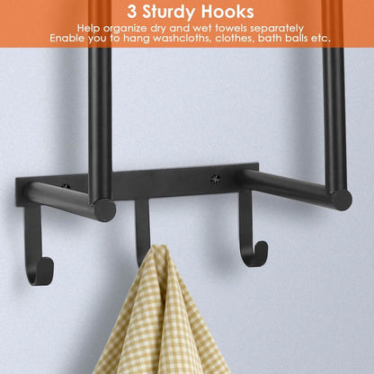 Wall Mounted Towel Rack for Rolled Towels