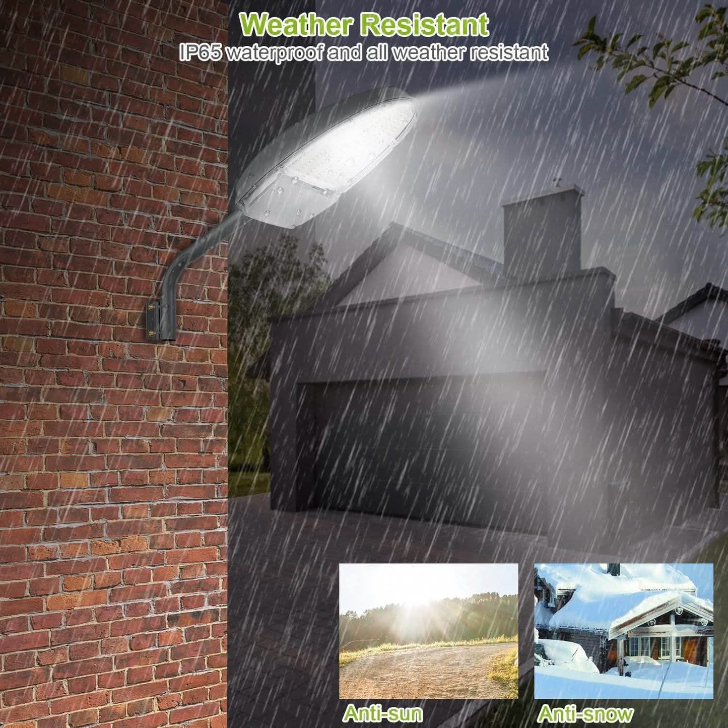 Wall Pack LED Lights 144LEDs Photocell Sensor Street Lamp IP65 Waterproof