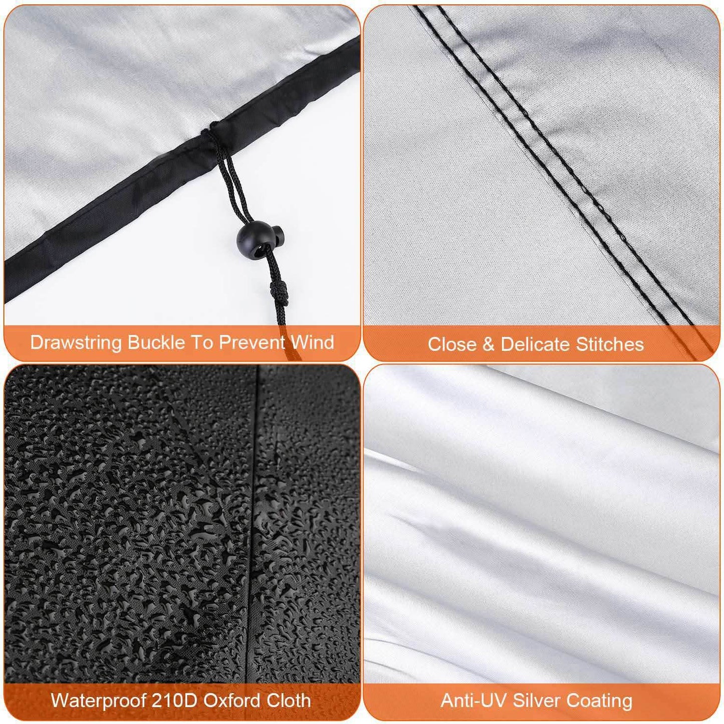 Water-Resistant Heavy Duty BBQ Grill Cover