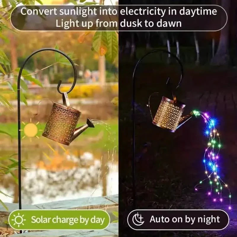 Watering Can Solar Garden Lights - Copper, Solar Powered
