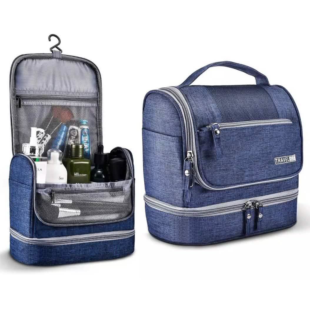 Waterproof Hanging Travel Toiletry Bag for Men and Women