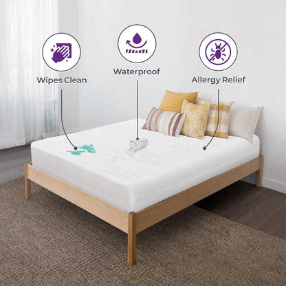 Waterproof Mattress Cover: Extra Heavy-Duty PVC Plastic Bed Protector