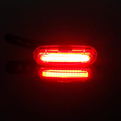 Waterproof USB Rechargeable LED Bicycle Tail Warning Lamp