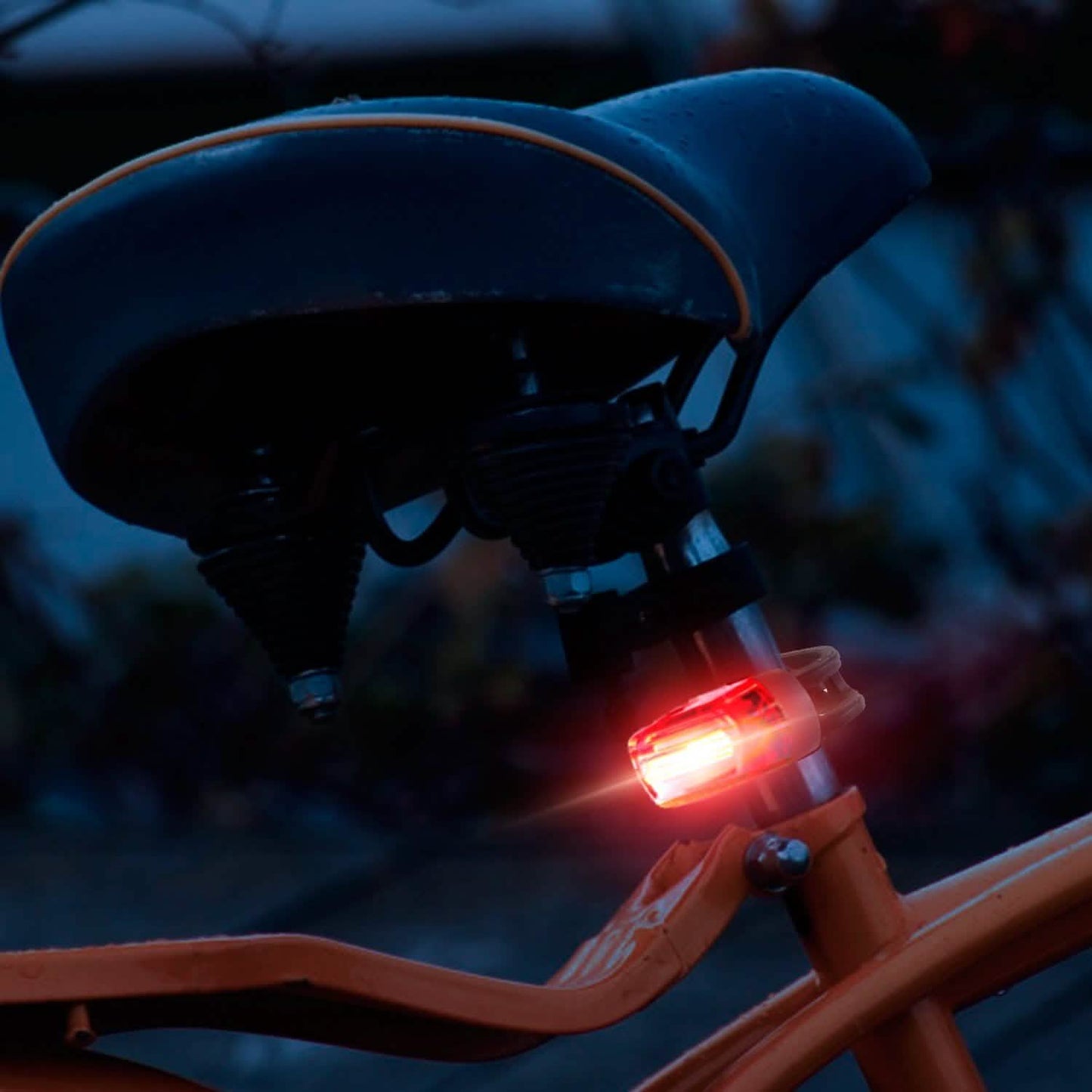 Waterproof USB Rechargeable LED Bicycle Tail Warning Lamp
