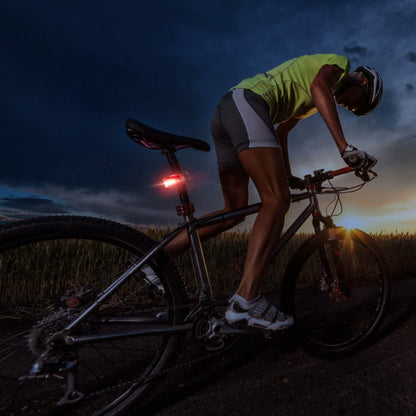 Waterproof USB Rechargeable LED Bicycle Tail Warning Lamp