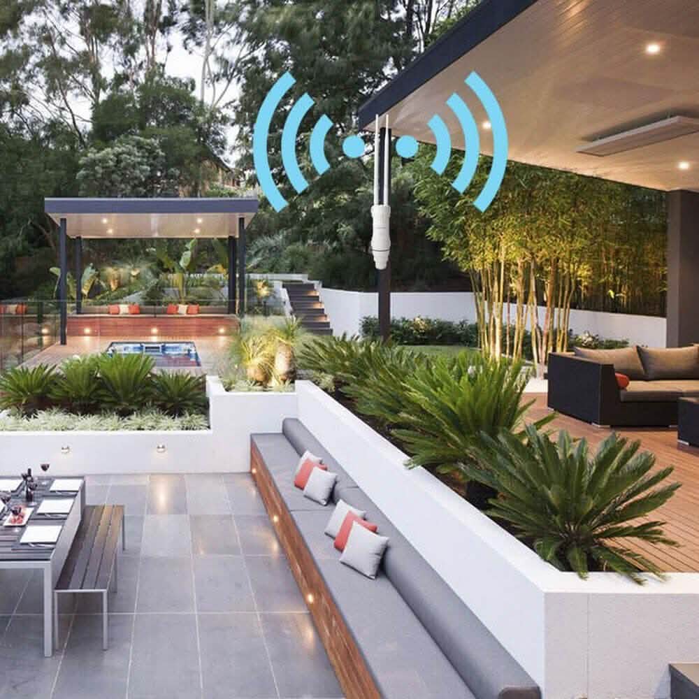 WAVLINK Outdoor WiFi Range Extender AC600 High Power Weatherproof Outdoor WiFi Extender  (Refurbished)