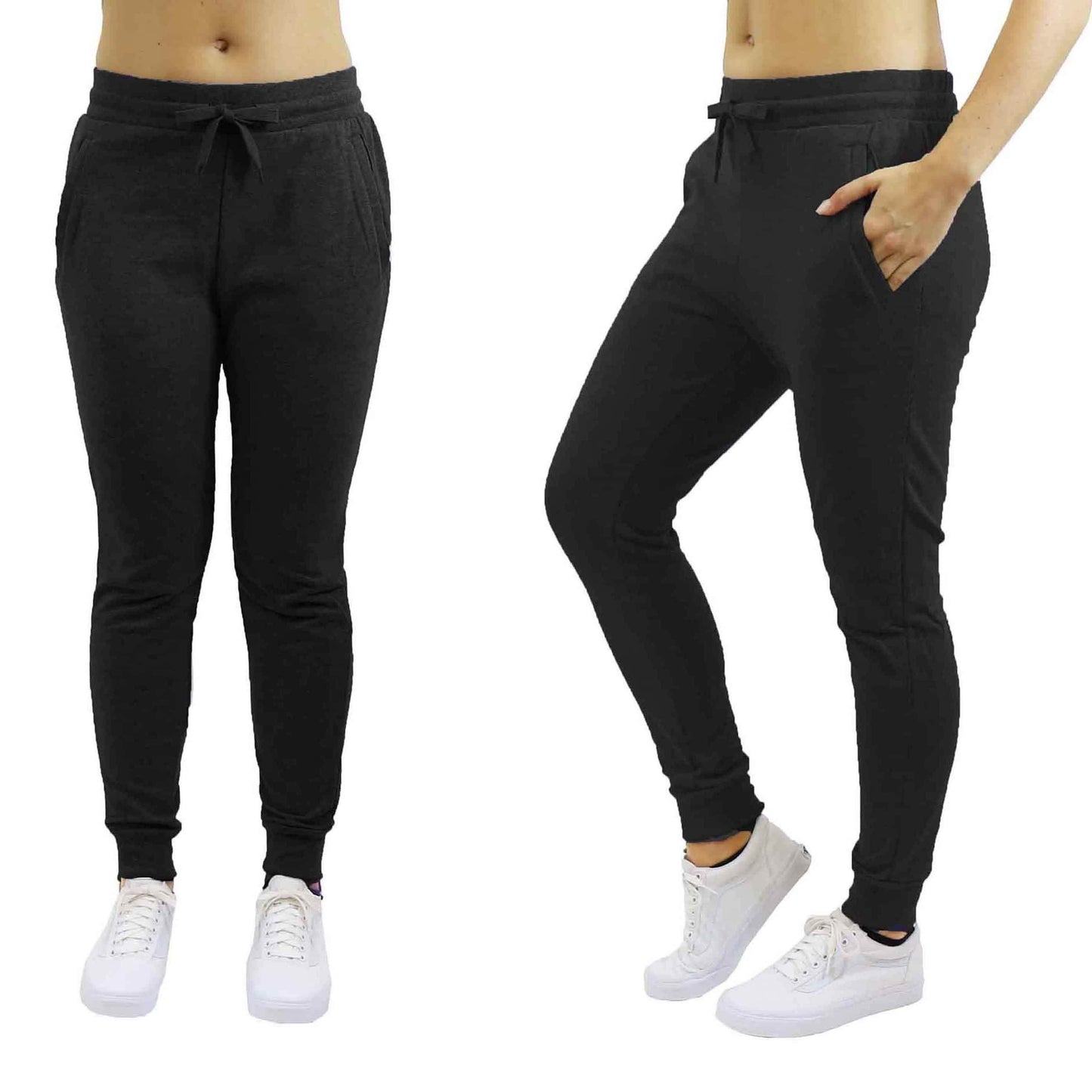 Women's Jogger Sweatpants French Terry Skinny-Fit - Assorted Pack Sizes