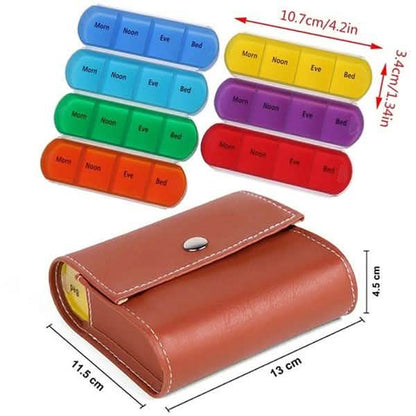 Weekly Pill Organizer Dispenser Box