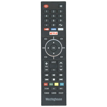 Westinghouse UB4417REM TV Remote Control | IR | Youtube | Vudu | Pandora | Netflix - UB4417REM