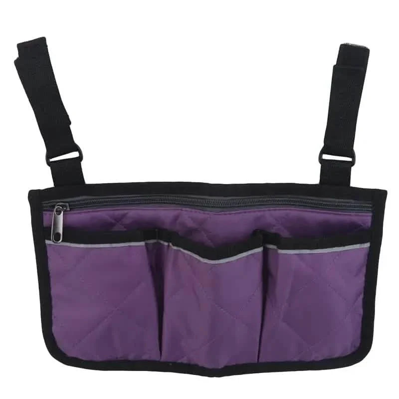 Wheelchair Armrest Organizer Bag