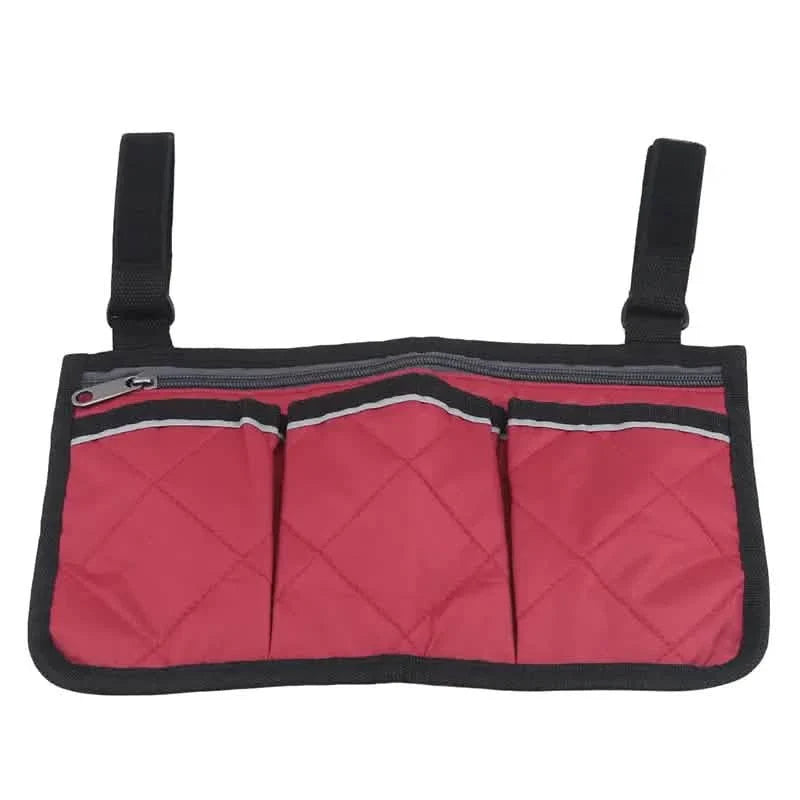 Wheelchair Armrest Organizer Bag