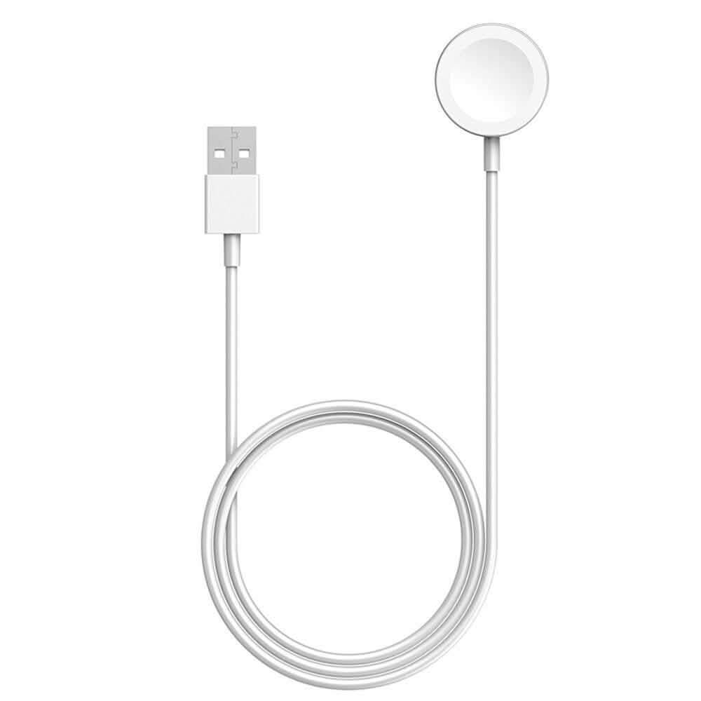 White Magnetic Apple Watch Charger