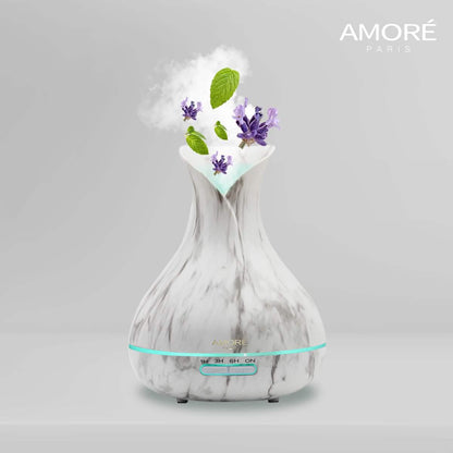 White Marble 300ml Ultrasonic Aroma Diffuser